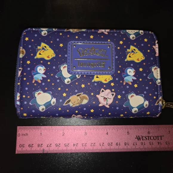 Loungefly Sleeping Pikachu & Friends Wallet - Picture 6 of 9